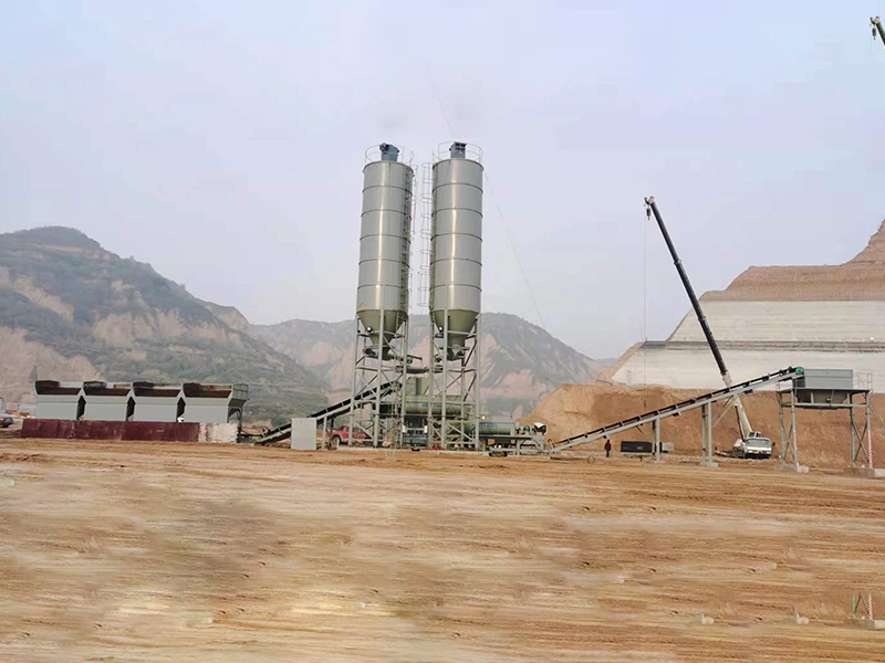 WDJ700—800型稳定土拌合站叠加式二次搅拌