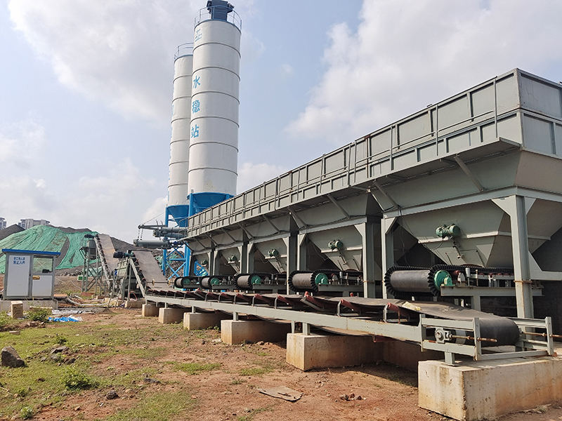 WDJ700型稳定土拌合站配立式水泥仓