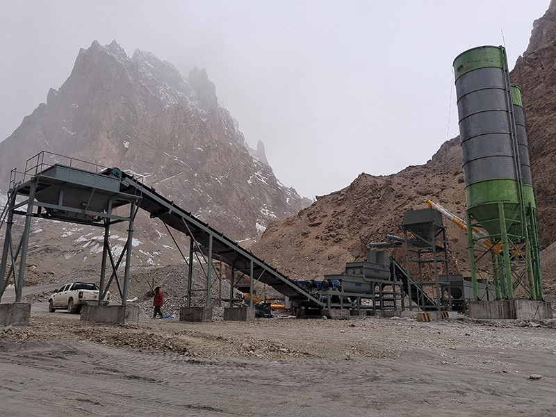 WDJ600型稳定土拌合站配水泥二次计量过渡仓