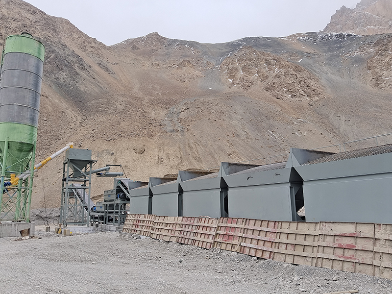 WDJ700型稳定土拌和站配水泥二次计量过渡仓